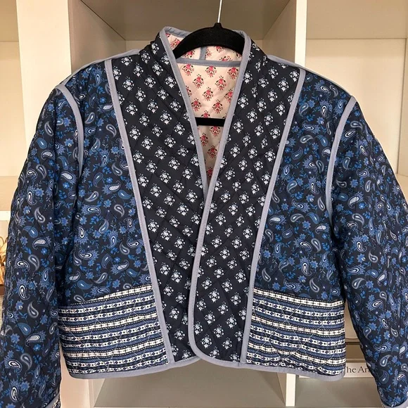 Reversible Floral Quilted Jacket - Picture 4 of 7